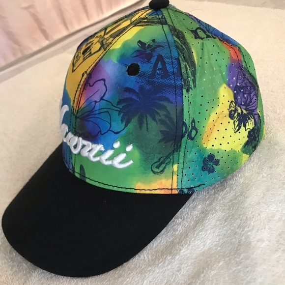 Island Crew Hawaii Adjustable SnapBack Tropical Color State Beach Baseball Cap - Picture 10 of 14